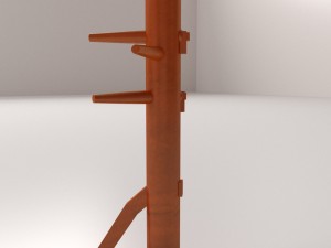 wooden dummy Modelo 3D