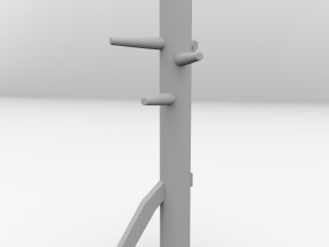 wooden dummy Modelo 3D