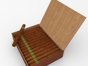 cigar box 3D 모델