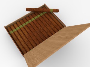 cigar box 3D 모델