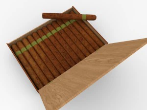 Zigarrenschachtel 3D Modell