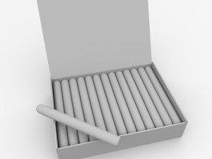 cigar box 3D 모델
