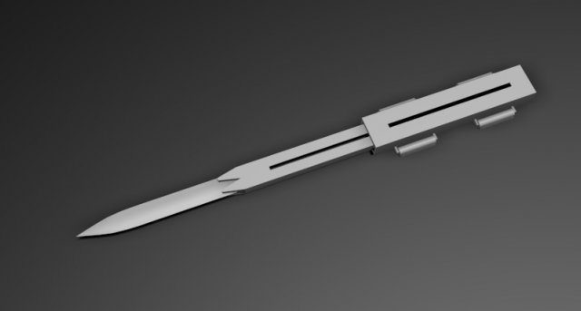 hidden blade 3D Model .c4d .max .obj .3ds .fbx .stl .blend 