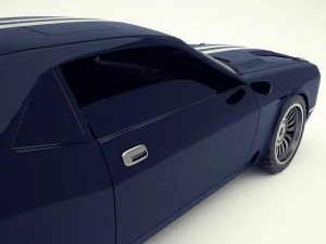 dodge challenger 2008 3D Model