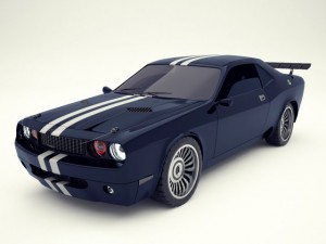 dodge challenger 2008 Model 3D