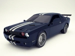 dodge challenger 2008 3D Model