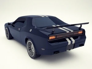 dodge challenger 2008 3D Model