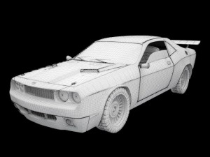dodge challenger 2008 Model 3D