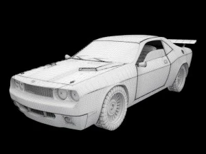 dodge challenger 2008 3D Model
