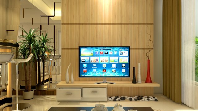 studio type apartment 3D Модель .c4d .max .obj .3ds .fbx .stl .blend 