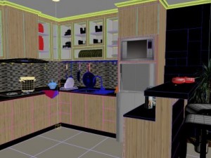 studio type apartment 3D Модель