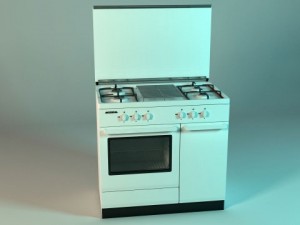 freestanding cooker modena Modèle 3D