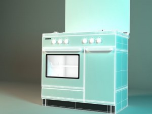 freestanding cooker modena Model 3D