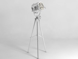 modern industrial floor lamp 3D मॉडल