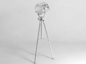 modern industrial floor lamp 3D मॉडल