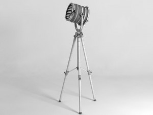 modern industrial floor lamp 3D मॉडल