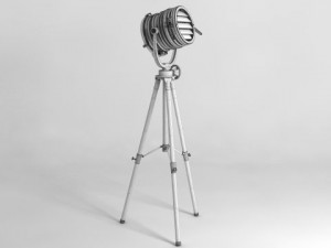 modern industrial floor lamp 3D मॉडल