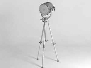 modern industrial floor lamp 3D मॉडल