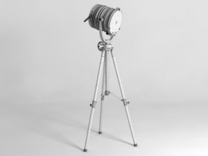 modern industrial floor lamp 3D मॉडल
