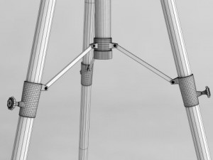modern industrial floor lamp 3D मॉडल