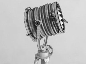 modern industrial floor lamp 3D मॉडल