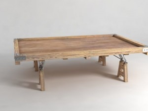 industrial coffee table Modèle 3D
