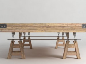 industrial coffee table 3D Model