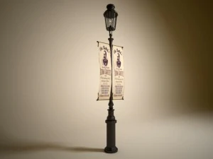 old street lamp 3D Model