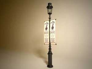 old street lamp 3D Model