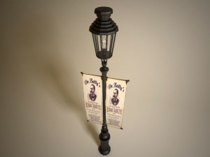 old street lamp Modelo 3D