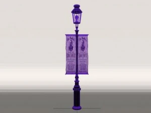 old street lamp 3D Model