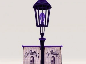 old street lamp 3D Model