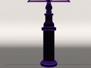 old street lamp Modelo 3D