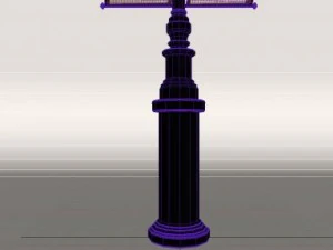 old street lamp 3D Model