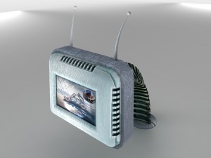 futuristic retro tv 3Dモデル