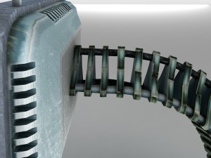 futuristic retro tv 3Dモデル