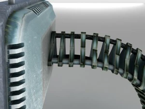 futuristic retro tv 3D Model
