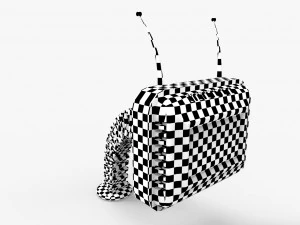 futuristic retro tv 3D Model