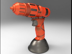 multifunction chargeable drill 3D मॉडल