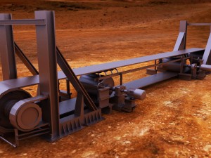 mechanical cement conveyor 3D-Modell