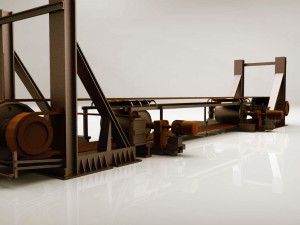 mechanical cement conveyor 3D-Modell