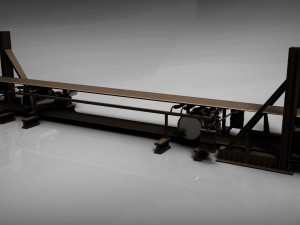 mechanical cement conveyor 3D-Modell