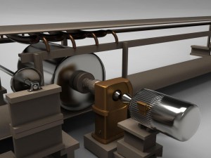 mechanical cement conveyor 3D-Modell