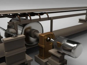 mechanical cement conveyor 3D Model