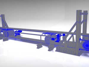 mechanical cement conveyor 3D-Modell