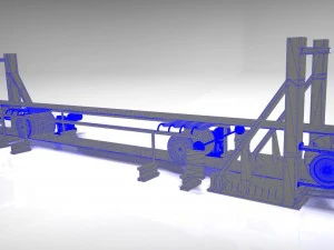 mechanical cement conveyor 3D Model