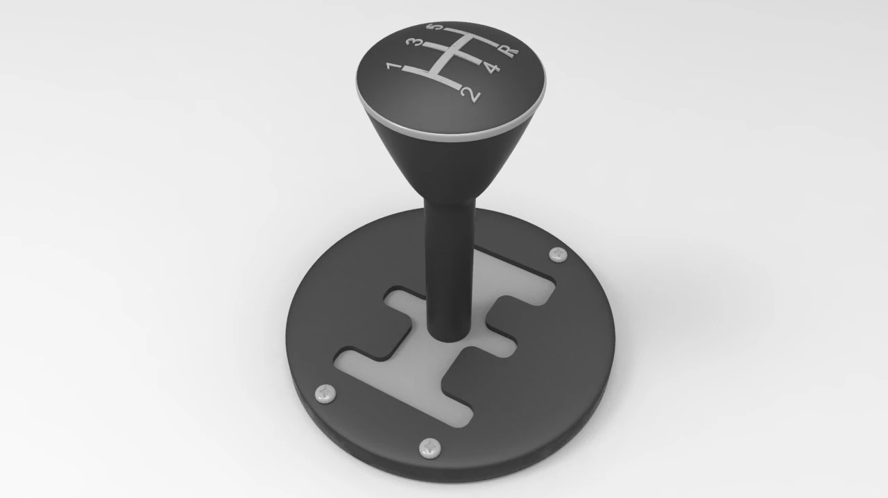 automatic gear selector lever 3D Model .c4d .max .obj .3ds .fbx .stl .blend 