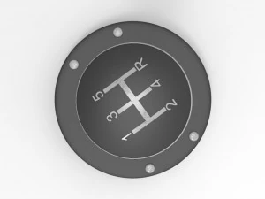 automatic gear selector lever 3D Model