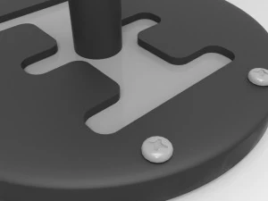 automatic gear selector lever 3D Model