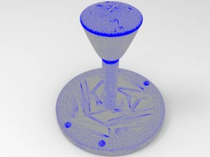 automatic gear selector lever 3D Model
